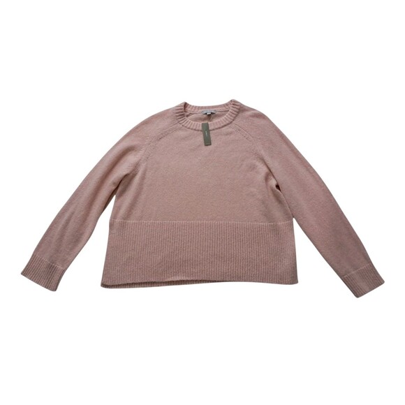 NWT J Crew Sweater Womens XXL Pink High Rib Pullover Alpaca Wool Blend Soft 2025 - Picture 1 of 11